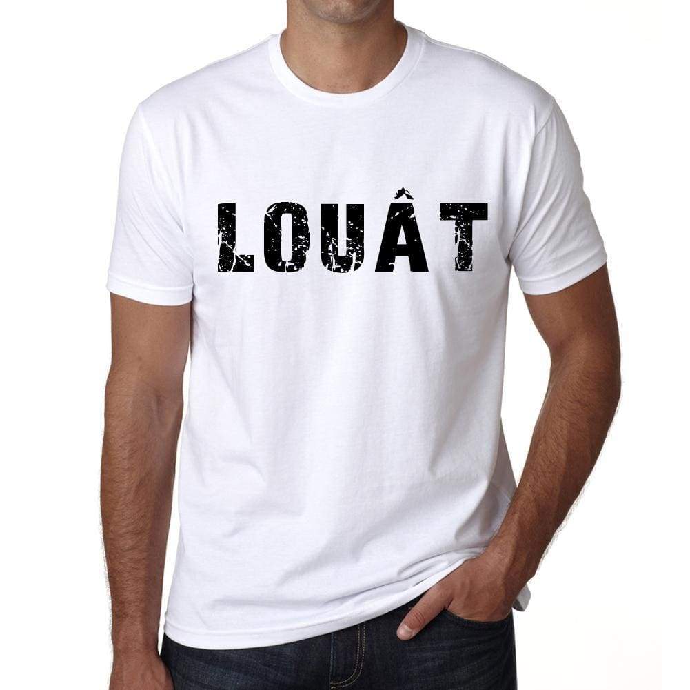 Mens Tee Shirt Vintage T Shirt Louât X-Small White 00561 - White / Xs - Casual