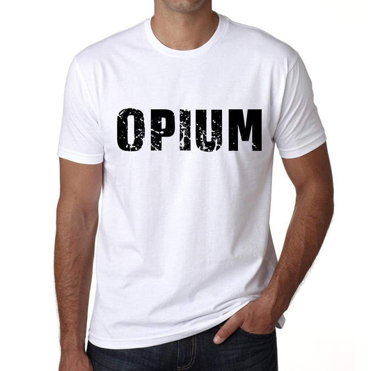 Mens Tee Shirt Vintage T Shirt Opium X-Small White - White / Xs - Casual