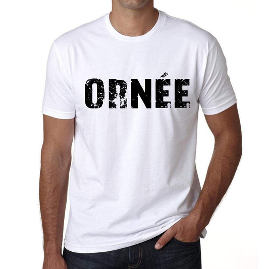 Mens Tee Shirt Vintage T Shirt Ornée X-Small White - White / Xs - Casual