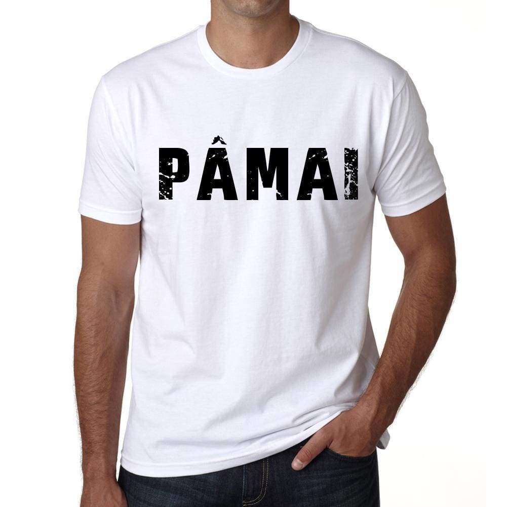 Mens Tee Shirt Vintage T Shirt Pâmai X-Small White - White / Xs - Casual