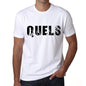 Mens Tee Shirt Vintage T Shirt Quels X-Small White - White / Xs - Casual