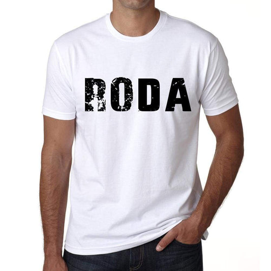 Mens Tee Shirt Vintage T Shirt Roda X-Small White 00560 - White / Xs - Casual