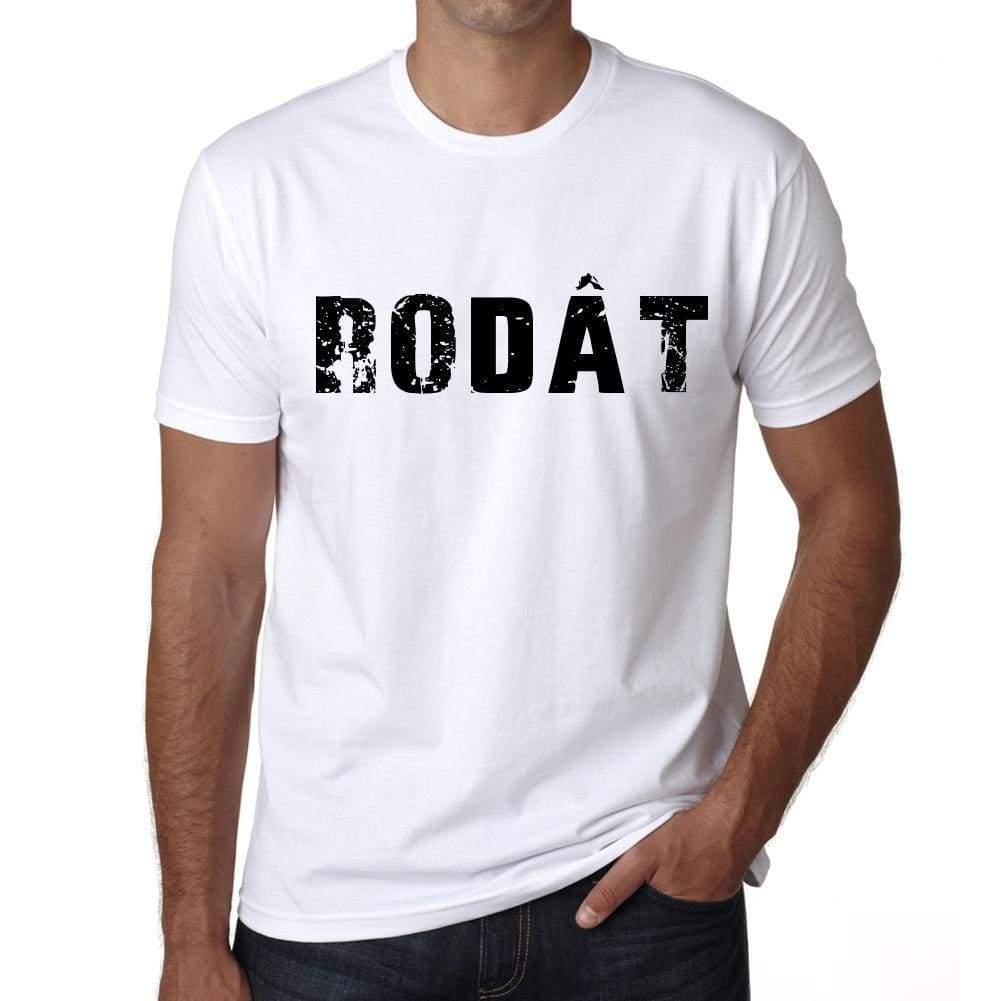 Mens Tee Shirt Vintage T Shirt Rodât X-Small White - White / Xs - Casual