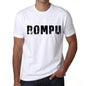 Mens Tee Shirt Vintage T Shirt Rompu X-Small White - White / Xs - Casual