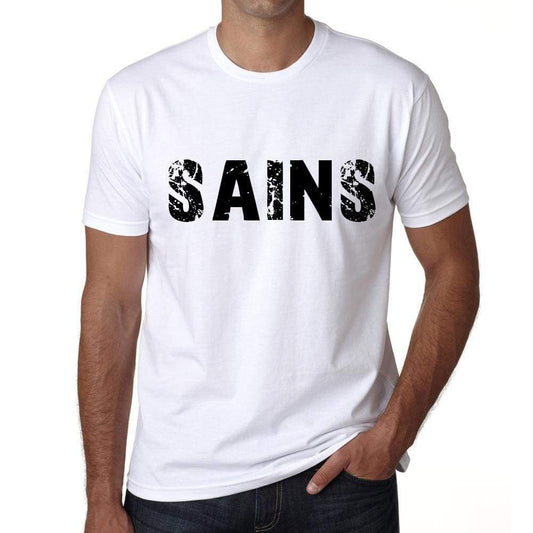 Mens Tee Shirt Vintage T Shirt Sains X-Small White - White / Xs - Casual