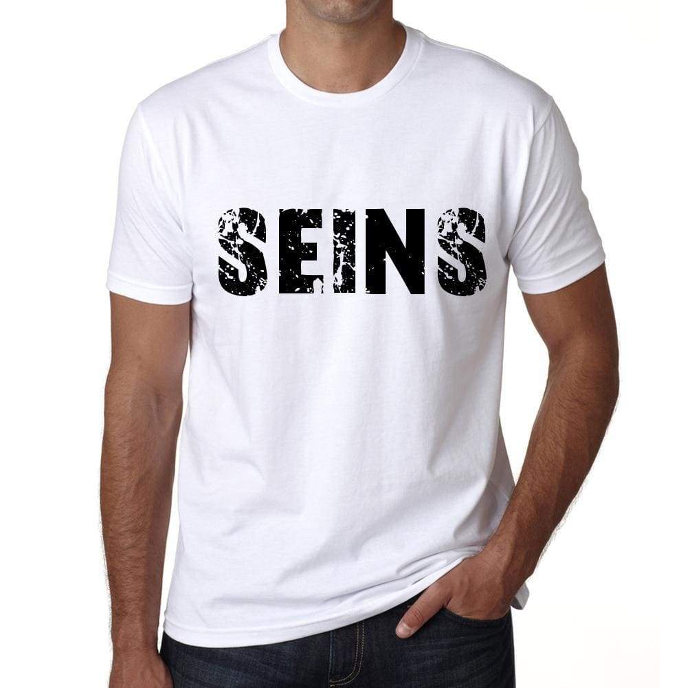 Mens Tee Shirt Vintage T Shirt Seins X-Small White - White / Xs - Casual