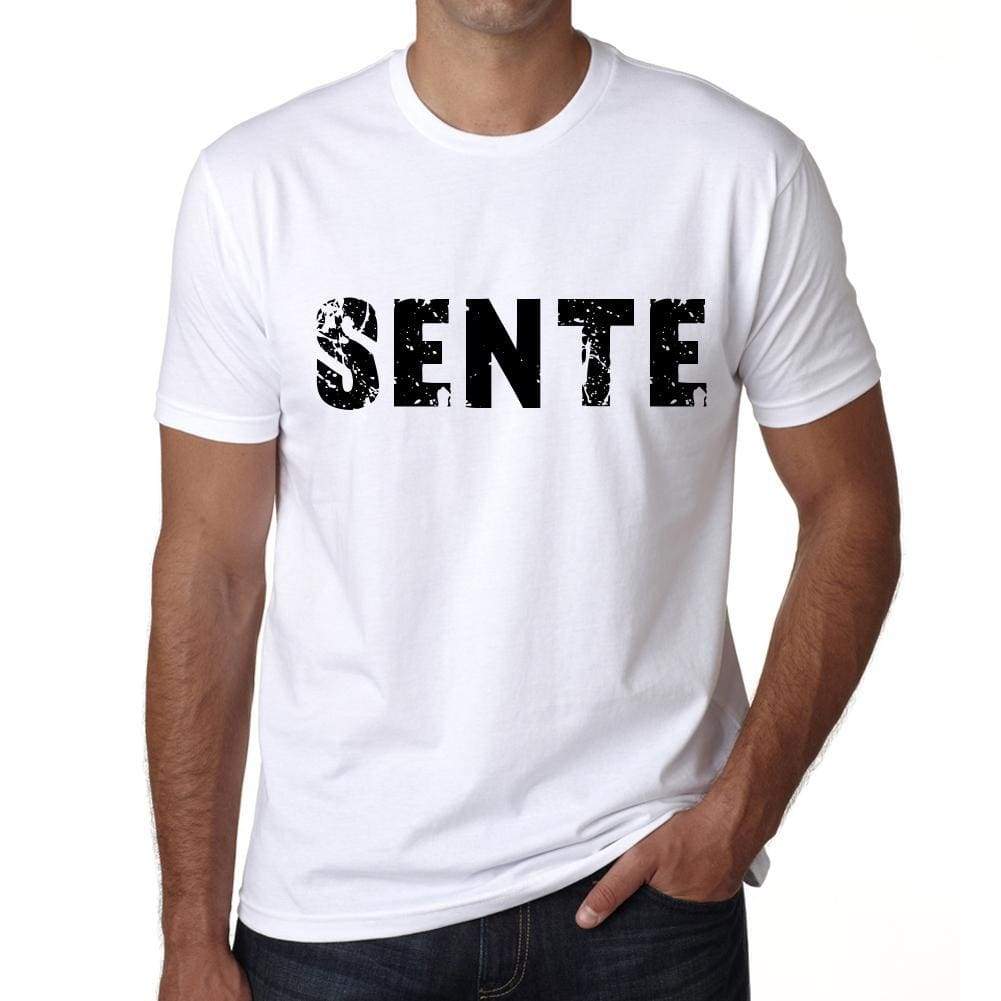 Mens Tee Shirt Vintage T Shirt Sente X-Small White - White / Xs - Casual