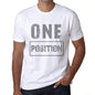 Mens Vintage Tee Shirt Graphic T Shirt One Position White - White / Xs / Cotton - T-Shirt