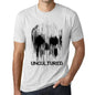 Mens Vintage Tee Shirt Graphic T Shirt Skull Uncultured Vintage White - Vintage White / Xs / Cotton - T-Shirt
