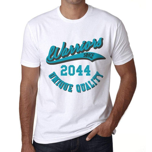 Mens Vintage Tee Shirt Graphic T Shirt Warriors Since 2044 White - White / Xs / Cotton - T-Shirt