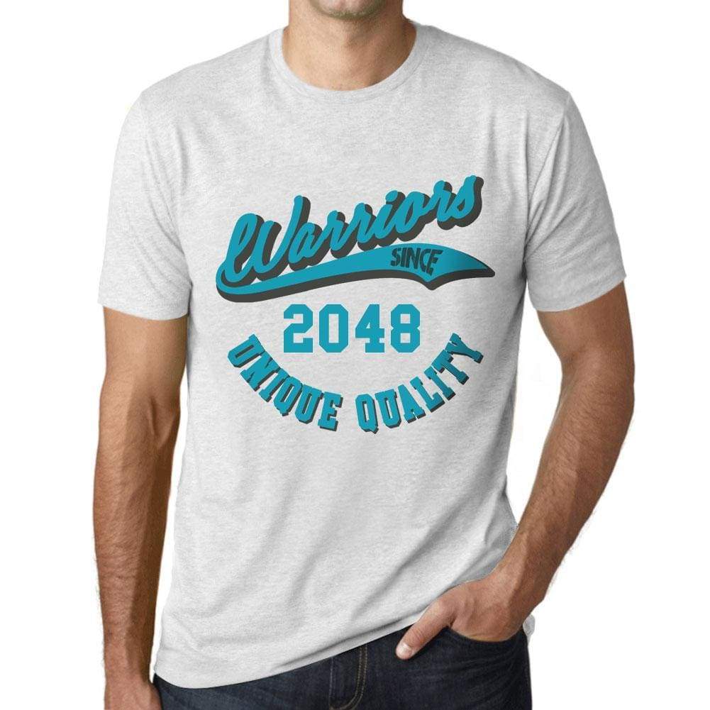 Mens Vintage Tee Shirt Graphic T Shirt Warriors Since 2048 Vintage White - Vintage White / Xs / Cotton - T-Shirt