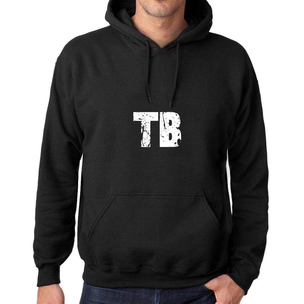 Mens Womens Unisex Printed Graphic Cotton Hoodie Soft Heavyweight Hooded Sweatshirt Pullover Popular Words Tb Deep Black - Black / Xs /