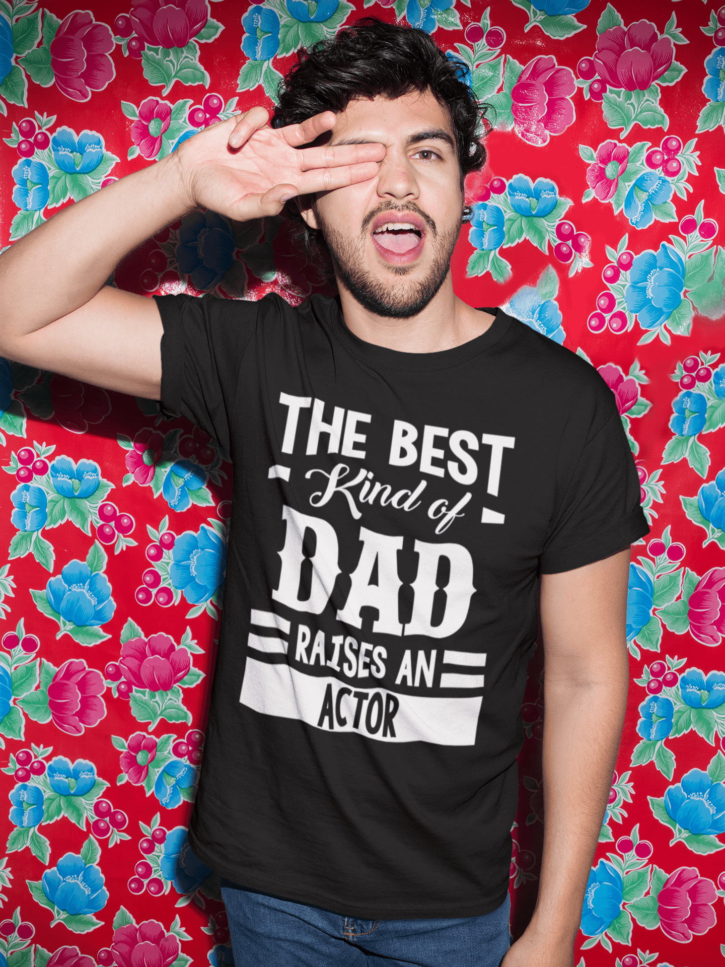 ULTRABASIC Men's Graphic T-Shirt Dad Raises an Actor