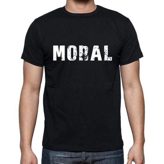 Moral Mens Short Sleeve Round Neck T-Shirt - Casual