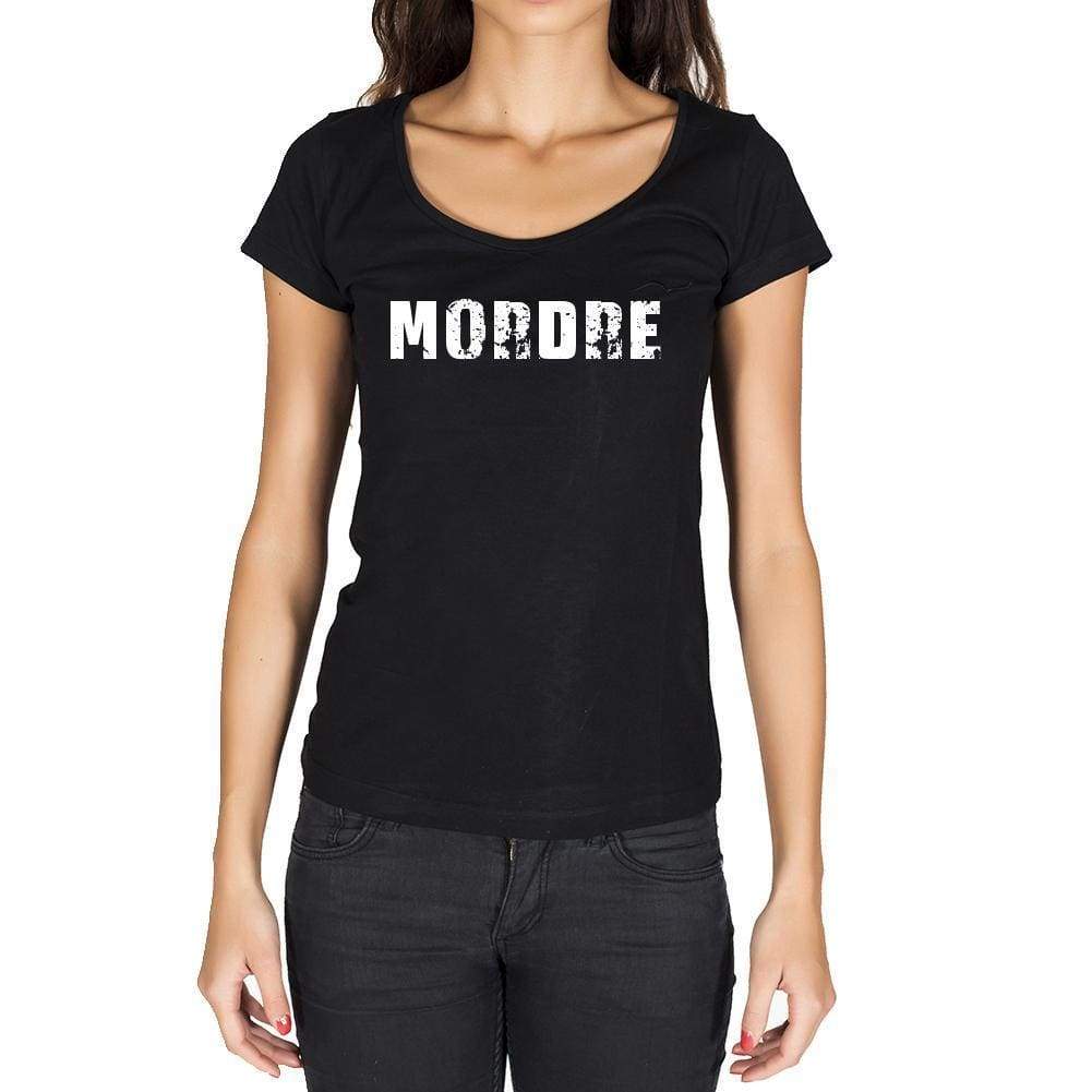 Mordre French Dictionary Womens Short Sleeve Round Neck T-Shirt 00010 - Casual