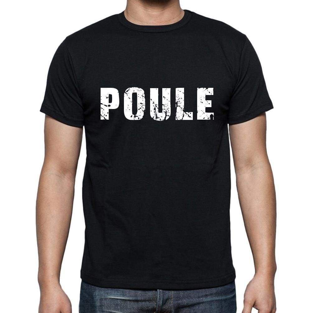 Poule French Dictionary Mens Short Sleeve Round Neck T-Shirt 00009 - Casual