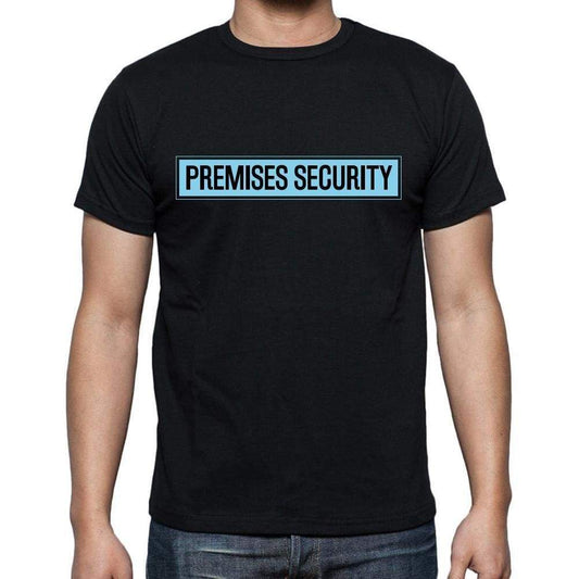 Premises Security T Shirt Mens T-Shirt Occupation S Size Black Cotton - T-Shirt