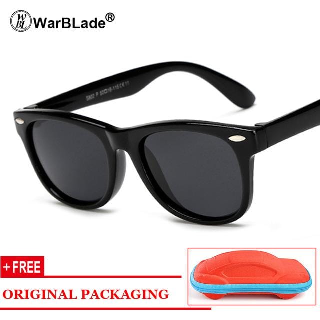 WarBLade Kids Boys TR90 Unbreakable Polarized Sunglasses Children Girls Safety Polaroid Sun Glasses Sport UV400 Mirror-Sunglasses-Ultrabasic