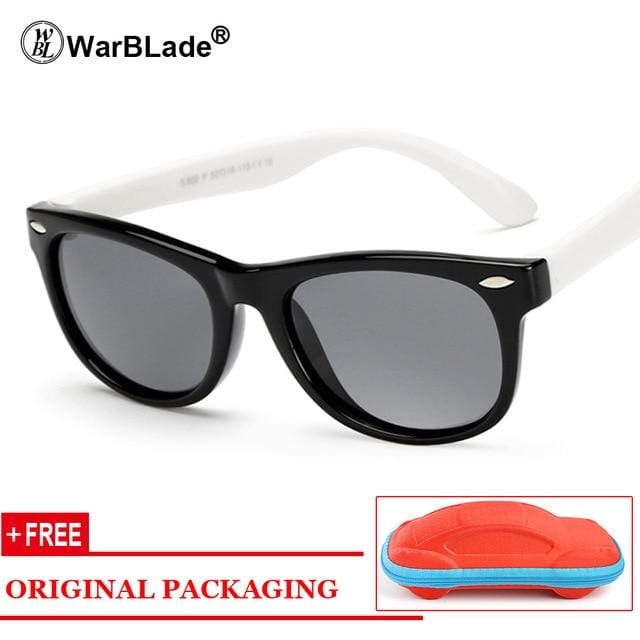 WarBLade Kids Boys TR90 Unbreakable Polarized Sunglasses Children Girls Safety Polaroid Sun Glasses Sport UV400 Mirror-Sunglasses-Ultrabasic