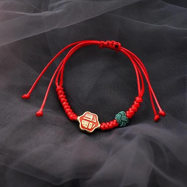 Version coréenne 2020 nouveau filet rouge même corde Bracelet Simple personnalité tricot cadeau femme Bracelet Pandora Bracelet Pulseras