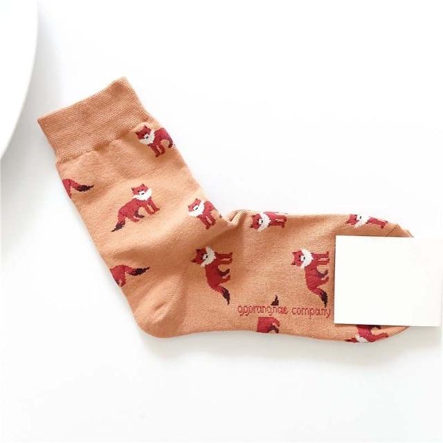 [EIOISAPRA]Korean Style Women Sunflower Short Socks Creative Art Harajuku Japanese Socks High Quality Cotton Tide Sox