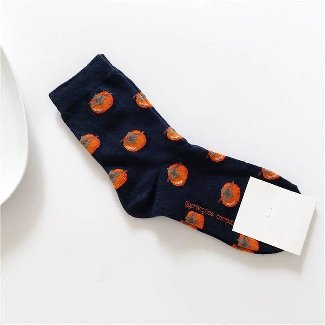 [EIOISAPRA]Korean Style Women Sunflower Short Socks Creative Art Harajuku Japanese Socks High Quality Cotton Tide Sox