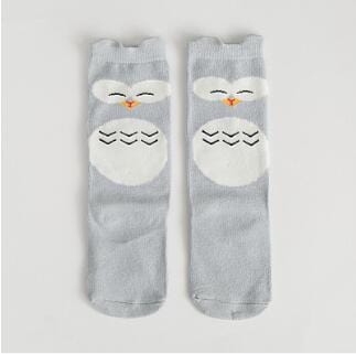 children socks cartoon mouse fox totoro pattern style baby socks cotton small boy girl knee high leg warm big kids short sock