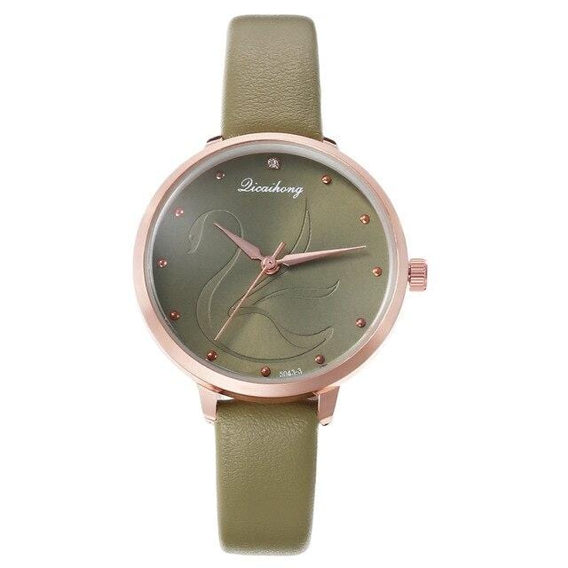 Simple Style Leather Watches Women Fashion Watch Minimalist Ladies Casual Wrist Female Quartz ClockReloj Mujer 2020 Dropshipping