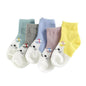 Chaussettes en coton doux pour enfants, 5 paires/lot, chaussettes en maille respirante pour bébés, chaussettes de dessin animé pour garçons et filles, cadeaux d'automne et d'hiver pour enfants, vêtements pour tout-petits