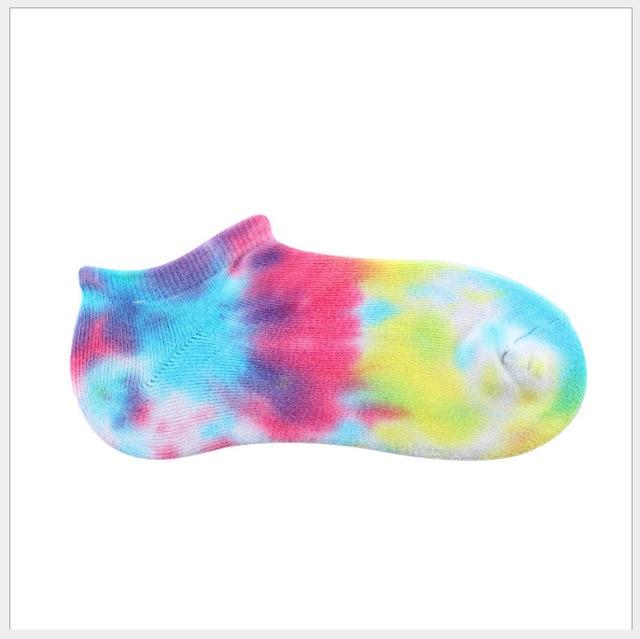 2020 Cotton Skate Socks Men Women Sock Knee-high Funny Cycling Running Hiking Tie Dye Sox Harajuku Hip Hop Happy Socks