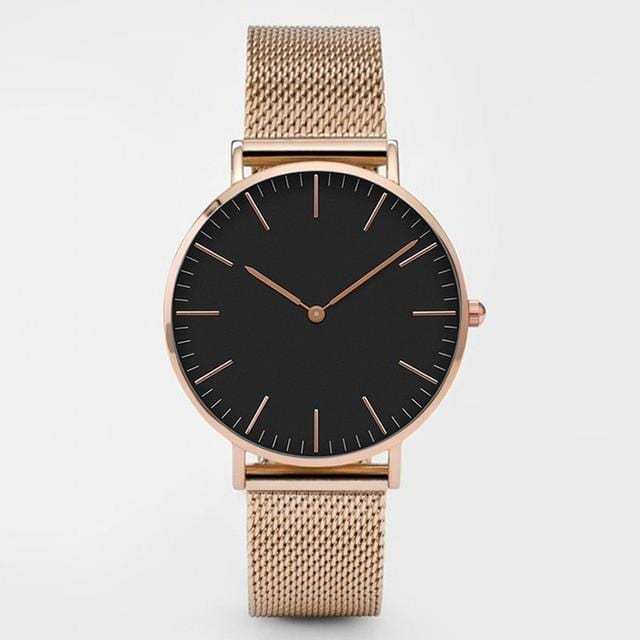 Marque de luxe femmes montres mode bracelet en acier inoxydable montre-bracelet à Quartz Ultra-mince dames robe montre hommes montres horloge cadeau