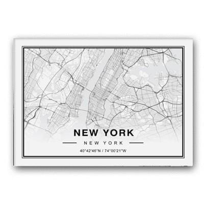 Nordic Minimalist World Famous City Map Canvas Paintings Berlin Oslo Poster Print Wall Art Pictures for Living Room Home Decor