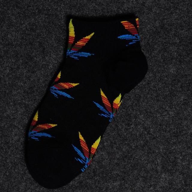 spring and autumn casual long paragraph weed boat socks Fashion comfortable high quality cotton socks leaf maple leaves