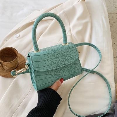 Sacs à bandoulière motif Crocodile pour femmes, petit sac à main à chaîne, petit sac en cuir PU, sacs de soirée de styliste pour dames, 2020