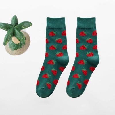 Chaussettes amusantes pour femmes, avec impression d'art, chaussettes d'hiver chaudes et mignonnes avec avocat Sushi nourriture en coton, chaussettes unisexes Harajuku à la mode, 1 paire