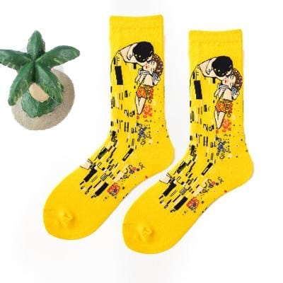 Chaussettes amusantes pour femmes, avec impression d'art, chaussettes d'hiver chaudes et mignonnes avec avocat Sushi nourriture en coton, chaussettes unisexes Harajuku à la mode, 1 paire