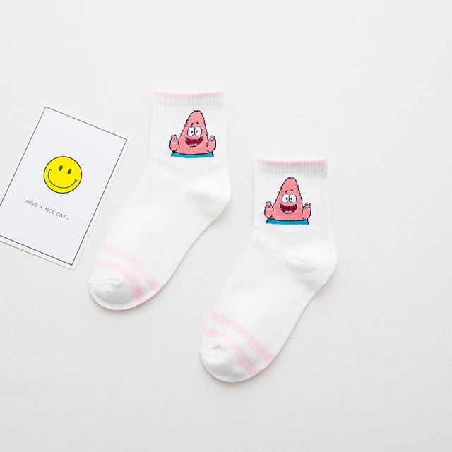 Haute qualité mignon élégant belle Kawaii dessin animé doux Harajuku coton femmes chaussettes animaux caractère décontracté chaussettes courtes chaude