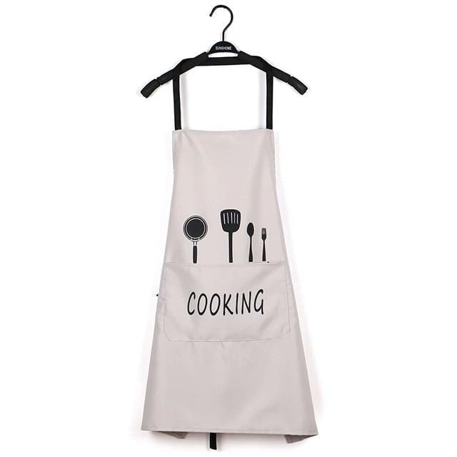 1Pcs Striped Waterproof Polyester Apron Woman Adult Bibs Home Cooking Baking Coffee Shop Cleaning Aprons Kitchen Accessory 46212