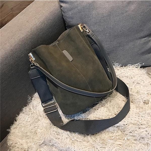 Sac messager femmes seau sac à bandoulière grande capacité vintage mat en cuir PU dame sac à main de luxe concepteur bolsos mujer noir