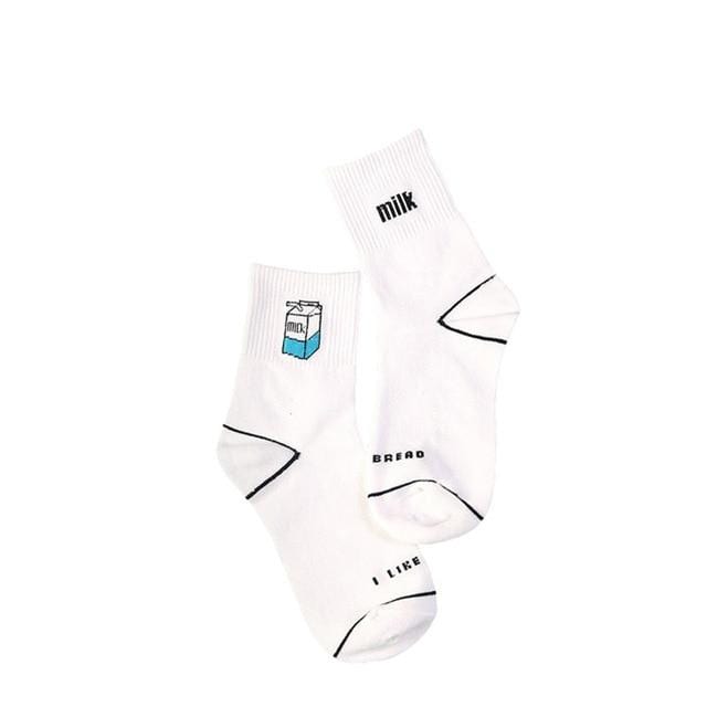 Frauen Tägliche Socken Harajuku Korea Japanische Baumwolle Kätzchen Flamme Ulzzang Socken Männer Chinesische Kaktus Gun Shark Alien Weihnachten Socken