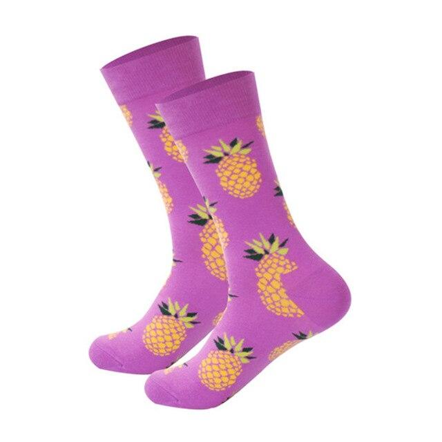 Chaussettes courtes <span>en coton</span> pour hommes et femmes, mignonnes et mignonnes, avec imprimé, décontractées, Harajuku, styliste artistique, mode féminine pour Couple, chaussettes amusantes