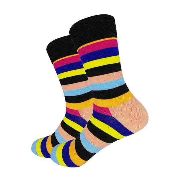 Cute Happy Socks Pink Women Men Short Cotton Socks With Print Casual Harajuku Designer Art Female Fashion For Couple Funny Socks