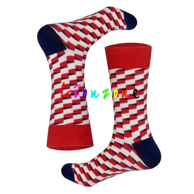 LIONZONE New Arrived Happy Socks With Saury Lobster skeleton Disenador StreetWear Calcetines Casual Crew Socks Funny Gift