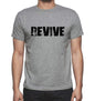 Revive Grey Mens Short Sleeve Round Neck T-Shirt 00018 - Grey / S - Casual