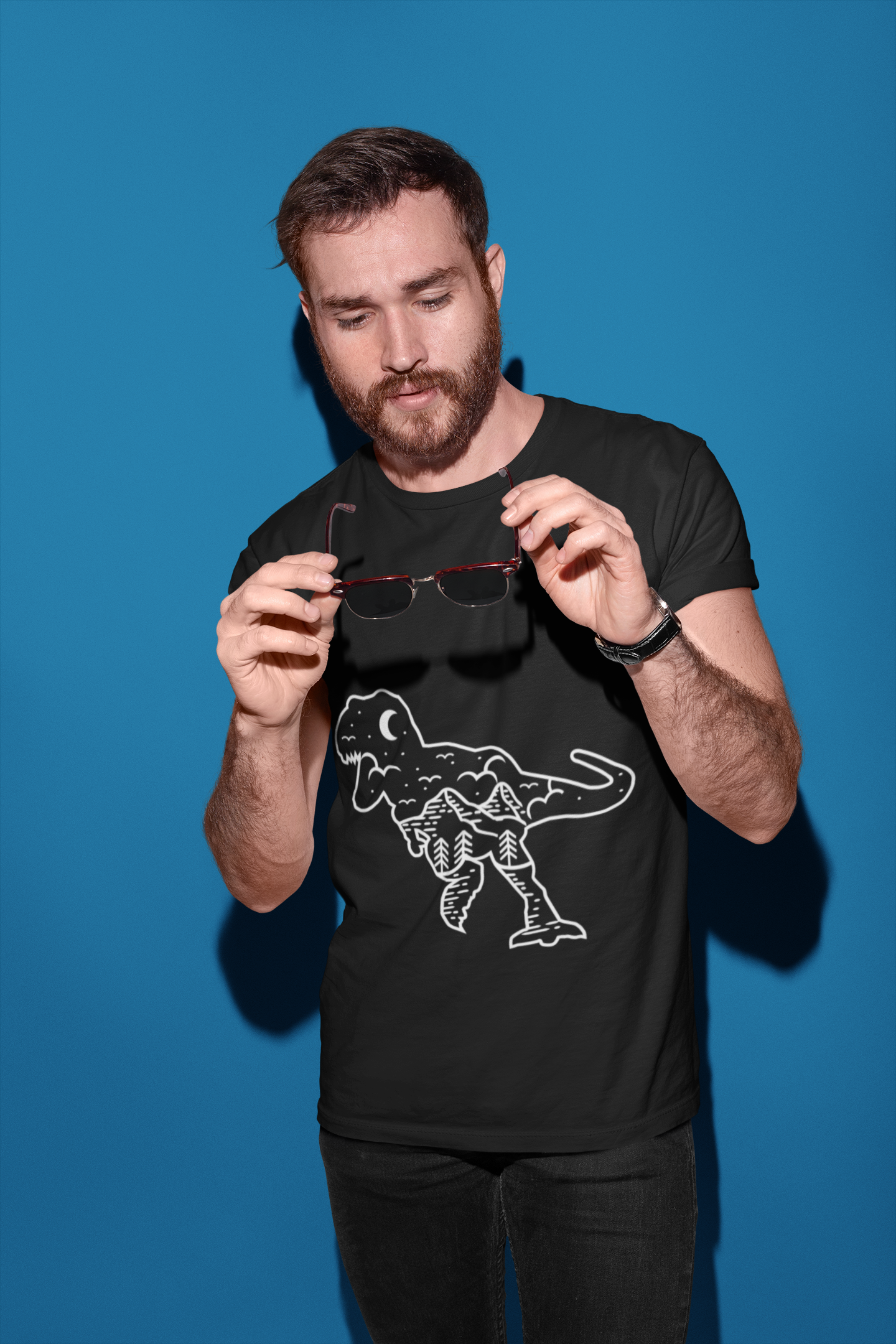 T-shirt graphique ULTRABASIC pour hommes Dinosaure - Jurrasic World Park - Chemise d'aventure