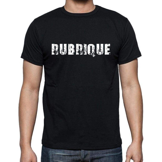 Rubrique French Dictionary Mens Short Sleeve Round Neck T-Shirt 00009 - Casual