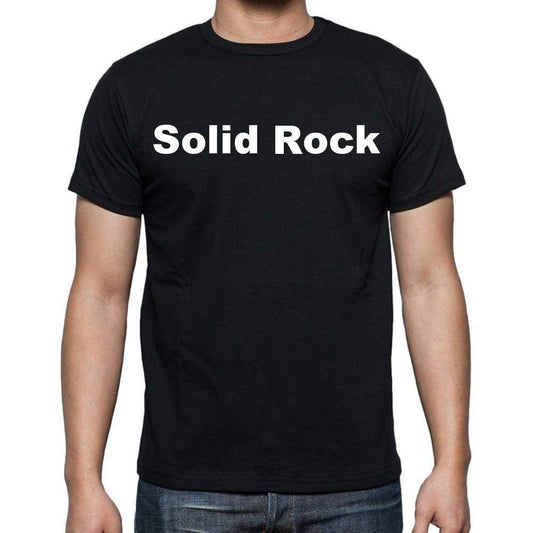 Solid Rock Mens Short Sleeve Round Neck T-Shirt - Casual