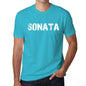 Sonata Mens Short Sleeve Round Neck T-Shirt 00020 - Blue / S - Casual