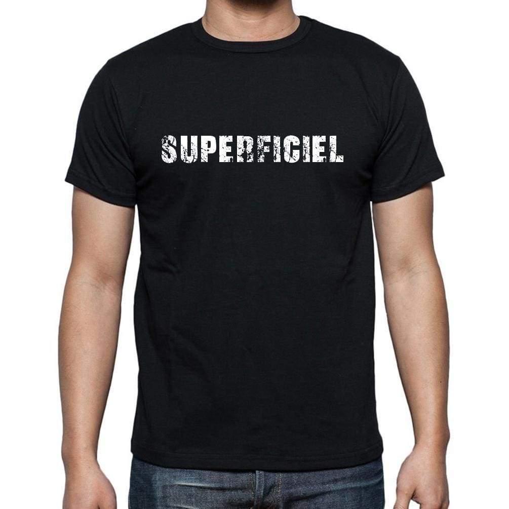 Superficiel French Dictionary Mens Short Sleeve Round Neck T-Shirt 00009 - Casual