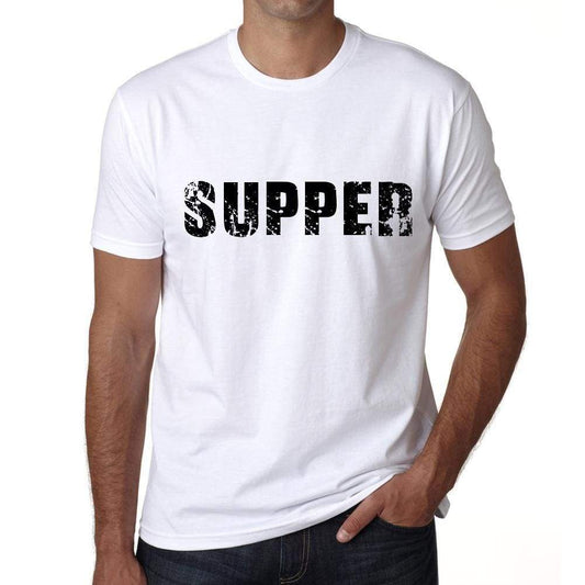 Supper Mens T Shirt White Birthday Gift 00552 - White / Xs - Casual